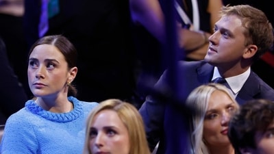 President Joe Biden's granddaughter is expecting her first child with her husband.
Kevin Dietsch/Getty Images/AFP (Photo by Kevin Dietsch / GETTY IMAGES NORTH AMERICA / Getty Images via AFP) (Getty Images via AFP) President Joe Biden's granddaughter is expecting her first child with her husband.
Kevin Dietsch/Getty Images/AFP (Photo by Kevin Dietsch / GETTY IMAGES NORTH AMERICA / Getty Images via AFP) (Getty Images via AFP)
