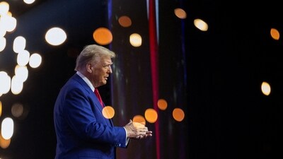 Republican presidential nominee and former U.S. President Donald Trump attends a campaign event. (Reuters file photo)