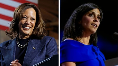 Kamala Harris is of Tamil descent while Usha Vance is of Telugu descent. (AFP) Kamala Harris is of Tamil descent while Usha Vance is of Telugu descent. (AFP)