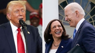 Kamala Harris failed to outperform Joe Biden in any state, data shows ( REUTERS/Megan Varner/File Photo, AP Photo/Evan Vucci) Kamala Harris failed to outperform Joe Biden in any state, data shows ( REUTERS/Megan Varner/File Photo, AP Photo/Evan Vucci)