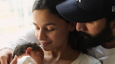 Alia Bhatt posted a picture with Ranbir Kapoor and Raha- when she was just a few weeks old. Alia Bhatt posted a picture with Ranbir Kapoor and Raha- when she was just a few weeks old.