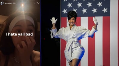 Cardi B, Christina Applegate, and more celebrities expressed their disappointment over Donald Trump's victory (Instagram) Cardi B, Christina Applegate, and more celebrities expressed their disappointment over Donald Trump's victory (Instagram)