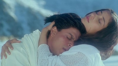 Shah Rukh Khan and Manisha Koirala in a still from Dil Se... Shah Rukh Khan and Manisha Koirala in a still from Dil Se...