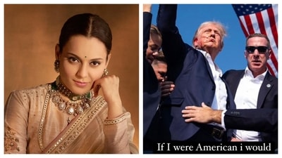 Kangana Ranaut has posted about her own choice for the next US President. Kangana Ranaut has posted about her own choice for the next US President.