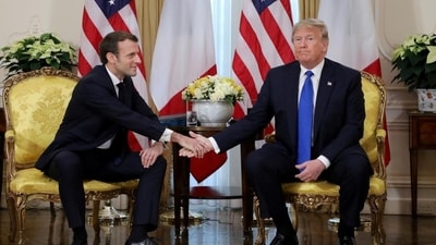 France's President Emmanuel Macron congratulated Donald Trump on winning US election. (Photo: Reuters)