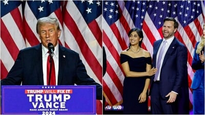Trump's running mate JD Vance also thanked him for the opportunity to be a part of this journey. (AFP/Bloomberg) Trump's running mate JD Vance also thanked him for the opportunity to be a part of this journey. (AFP/Bloomberg)