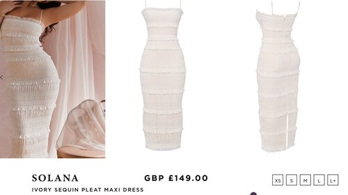 Khushi's dress costs £149, which is approximately ₹15,000. (app.houseofcb.com) Khushi's dress costs £149, which is approximately ₹15,000. (app.houseofcb.com)