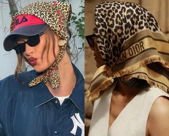 Headscarves are the IT girl accessory Headscarves are the IT girl accessory