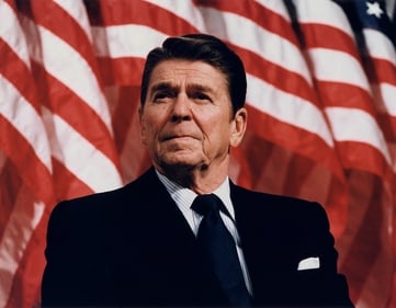 Ronald Reagan after being elected as the President in 1981 Ronald Reagan after being elected as the President in 1981