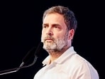 Congress leader Rahul Gandhi during the release of Mahavikas Aghadi (MVA) guarantees for the Maharashtra assembly election.