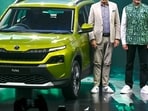 Skoda Kylaq is the Volkswagen-owned Czech carmaker's sub-compact SUV offering in the Indian market which will compete with rivals like Tata Nexon, Maruti Suzuki Brezza, Hyundai Venue, and Kia Sonet among others.(AFP)