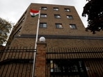 The Indian High Commission building in Ottawa, Ontario, Canada.