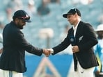 India's captain Rohit Sharma and New Zealand's captain Tom Latham