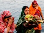 Find out when is Chhath Puja, its significance, sunset and sunrise timings.(AP Photo/Bikas Das)
