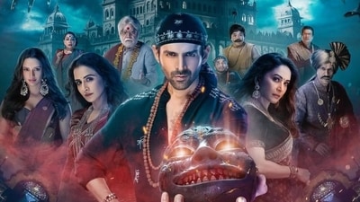 Bhool Bhulaiyaa 3 box office collection day 6: Kartik Aaryan, Vidya Balan, Madhuri Dixit and Triptii Dimri's horror comedy nears ₹150 crore Bhool Bhulaiyaa 3 box office collection day 6: Kartik Aaryan, Vidya Balan, Madhuri Dixit and Triptii Dimri's horror comedy nears ₹150 crore