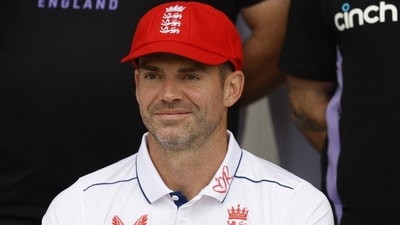 England's James Anderson poses for a team group photo ahead of the Test series England's James Anderson poses for a team group photo ahead of the Test series