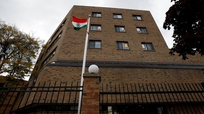 The Indian High Commission building in Ottawa, Ontario, Canada. (REUTERS)