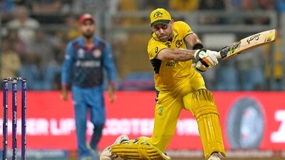Australia's Glenn Maxwell plays a shot during a match against Afghanistan in 2023 World Cup in Mumbai. (AP Photo) Australia's Glenn Maxwell plays a shot during a match against Afghanistan in 2023 World Cup in Mumbai. (AP Photo)