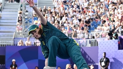 Raygun of Australia in action during the Paris Olympics. (REUTERS)