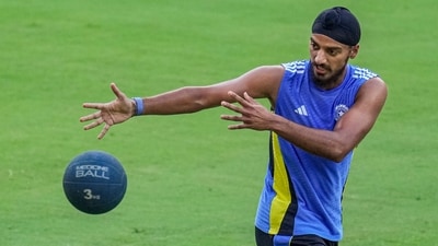 Arshdeep Singh will lead the pace attack for India vs South Africa, beginning in Durban. (PTI) Arshdeep Singh will lead the pace attack for India vs South Africa, beginning in Durban. (PTI)