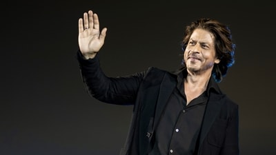 Actor Shah Rukh Khan in Locarno, Switzerland on August 10, 2024. (AP) Actor Shah Rukh Khan in Locarno, Switzerland on August 10, 2024. (AP)