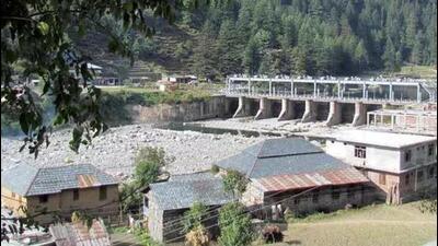 Shanan Hydropower Project in Himachal’s Mandi district. (HT File) Shanan Hydropower Project in Himachal’s Mandi district. (HT File)