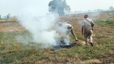 Stubble burning is a major cause of pollution in northwestern India. (HT PHOTO/Representative) Stubble burning is a major cause of pollution in northwestern India. (HT PHOTO/Representative)