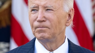 US President Joe Biden addresses the nation from the Rose Garden of the White House in Washington, DC, November 7, 2024. (AFP) US President Joe Biden addresses the nation from the Rose Garden of the White House in Washington, DC, November 7, 2024. (AFP)