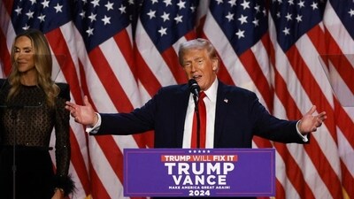 US Election Results LIVE: US President-elect Donald Trump speaks during an election night event at the Palm Beach Convention Center (HT_PRINT) US Election Results LIVE: US President-elect Donald Trump speaks during an election night event at the Palm Beach Convention Center (HT_PRINT)