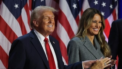 Melania Trump and Donald Trump (REUTERS)