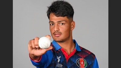 Allah Mohammad Ghazanfar of Afghanistan during the U-19 World Cup. (ICC)