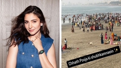 Anushka Sharma wished her fans on the occasion of Dala Chhath 2024. Anushka Sharma wished her fans on the occasion of Dala Chhath 2024.