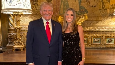 Kai Trump celebrated her grandfather Donald Trump's 2024 election victory, sharing a photo showcasing her new golden hair that resembles her aunt Ivanka. (@@kaitrumpgolfer) Kai Trump celebrated her grandfather Donald Trump's 2024 election victory, sharing a photo showcasing her new golden hair that resembles her aunt Ivanka. (@@kaitrumpgolfer)