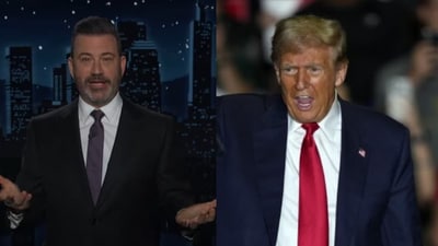 Jimmy Kimmel criticized the election outcome, while Seth Meyers and Stephen Colbert shared their dismay. (File Images) Jimmy Kimmel criticized the election outcome, while Seth Meyers and Stephen Colbert shared their dismay. (File Images)