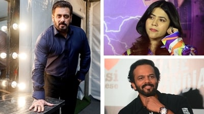 Bigg Boss 18: Ekta Kapoor and Rohit Shetty will replace Salman Khan in Weekend Ka Vaar. Bigg Boss 18: Ekta Kapoor and Rohit Shetty will replace Salman Khan in Weekend Ka Vaar.