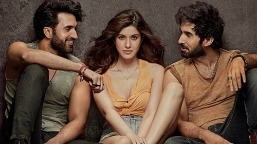 Gurfateh Pirzada, Shanaya Kapoor and Lakshya in a poster of their now shelved film Bedhadak Gurfateh Pirzada, Shanaya Kapoor and Lakshya in a poster of their now shelved film Bedhadak