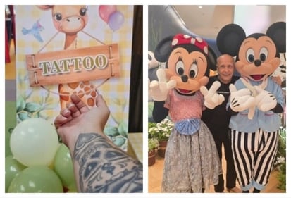 Mahesh Bhatt poses with Micky Mouse and Minnie Mouse at granddaughter Raha Kapoor's 2nd birthday celebration Mahesh Bhatt poses with Micky Mouse and Minnie Mouse at granddaughter Raha Kapoor's 2nd birthday celebration
