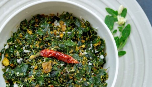 Moringa leaves stir fry (Photo: The Take it Easy Chef)