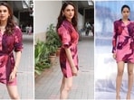 Aditi Rao Hydari turned heads in a dahlia-print wrap dress.