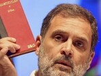 Nagpur: Congress leader Rahul Gandhi addresses at the Samvidhan Samman Sammelan, in Nagpur, Wednesday, Nov. 6, 2024. (PTI Photo) (PTI11_06_2024_000247A) (PTI) Nagpur: Congress leader Rahul Gandhi addresses at the Samvidhan Samman Sammelan, in Nagpur, Wednesday, Nov. 6, 2024. (PTI Photo) (PTI11_06_2024_000247A) (PTI)