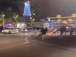 Several videos surfaced online showing mobs targeting Israeli citizens in Amsterdam on Thursday. Several videos surfaced online showing mobs targeting Israeli citizens in Amsterdam on Thursday.