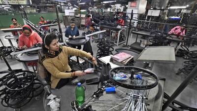 A focus on labour intensive manufacturing and exports can improve our current account balance. (HT File) A focus on labour intensive manufacturing and exports can improve our current account balance. (HT File)