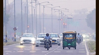 A thick cover of haze continued to envelope Chandigarh on Thursday as the air quality remained in the very poor category for the second consecutive day. (Keshav Singh/HT) A thick cover of haze continued to envelope Chandigarh on Thursday as the air quality remained in the very poor category for the second consecutive day. (Keshav Singh/HT)