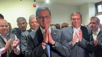 New Delhi, Nov 07 (ANI): Chief Justice of India DY Chandrachud during the inauguration of the National Judicial Museum and Archive (NJMA) at the Supreme Court, in New Delhi on Thursday. Justice Sanjiv Khanna and others are also seen. (ANI Photo) (ANI) New Delhi, Nov 07 (ANI): Chief Justice of India DY Chandrachud during the inauguration of the National Judicial Museum and Archive (NJMA) at the Supreme Court, in New Delhi on Thursday. Justice Sanjiv Khanna and others are also seen. (ANI Photo) (ANI)