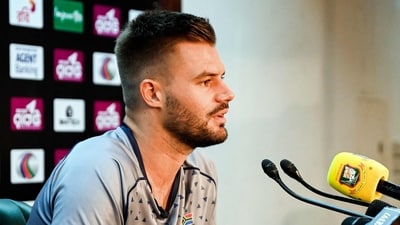 Aiden Markram spoke at a press conference about the upcoming IPL auction this month. (AFP) Aiden Markram spoke at a press conference about the upcoming IPL auction this month. (AFP)