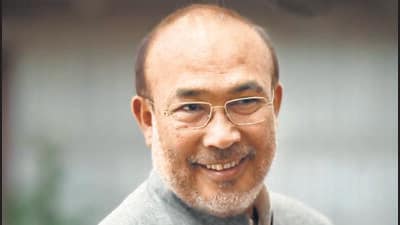 Chief minister of Manipur, N Biren Singh. (Vipin Kumar/HT PHOTO) Chief minister of Manipur, N Biren Singh. (Vipin Kumar/HT PHOTO)