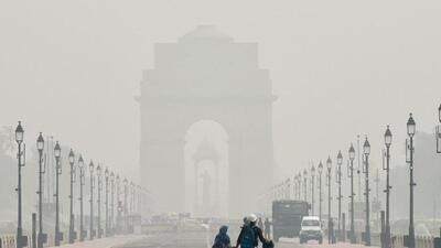 Due to the high pollution levels, the visibility in the national Capital was also impacted. (ANI photo) Due to the high pollution levels, the visibility in the national Capital was also impacted. (ANI photo)
