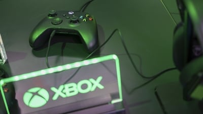 An Xbox games controller at the Gamescom computer gaming fair on the opening day in Cologne, Germany, on Wednesday, Aug. 21, 2024 (Alex Kraus/Bloomberg) An Xbox games controller at the Gamescom computer gaming fair on the opening day in Cologne, Germany, on Wednesday, Aug. 21, 2024 (Alex Kraus/Bloomberg)
