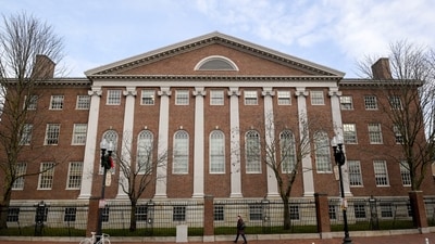 Harvard yard at Harvard University in Cambridge, Massachusetts. (REUTERS)