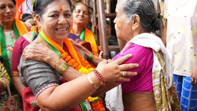 Manisha Chaudhari of the BJP. X Manisha Chaudhari of the BJP. X